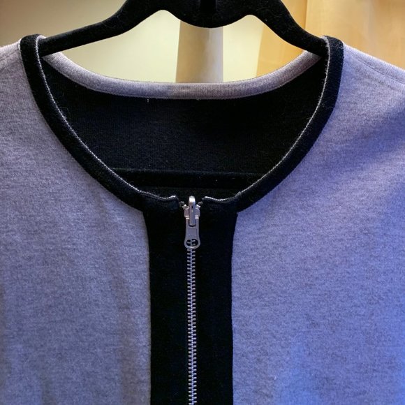 Réversible Jersey sweater 3/4, Black&Grey, Size M/L, Branded. - Picture 9 of 13